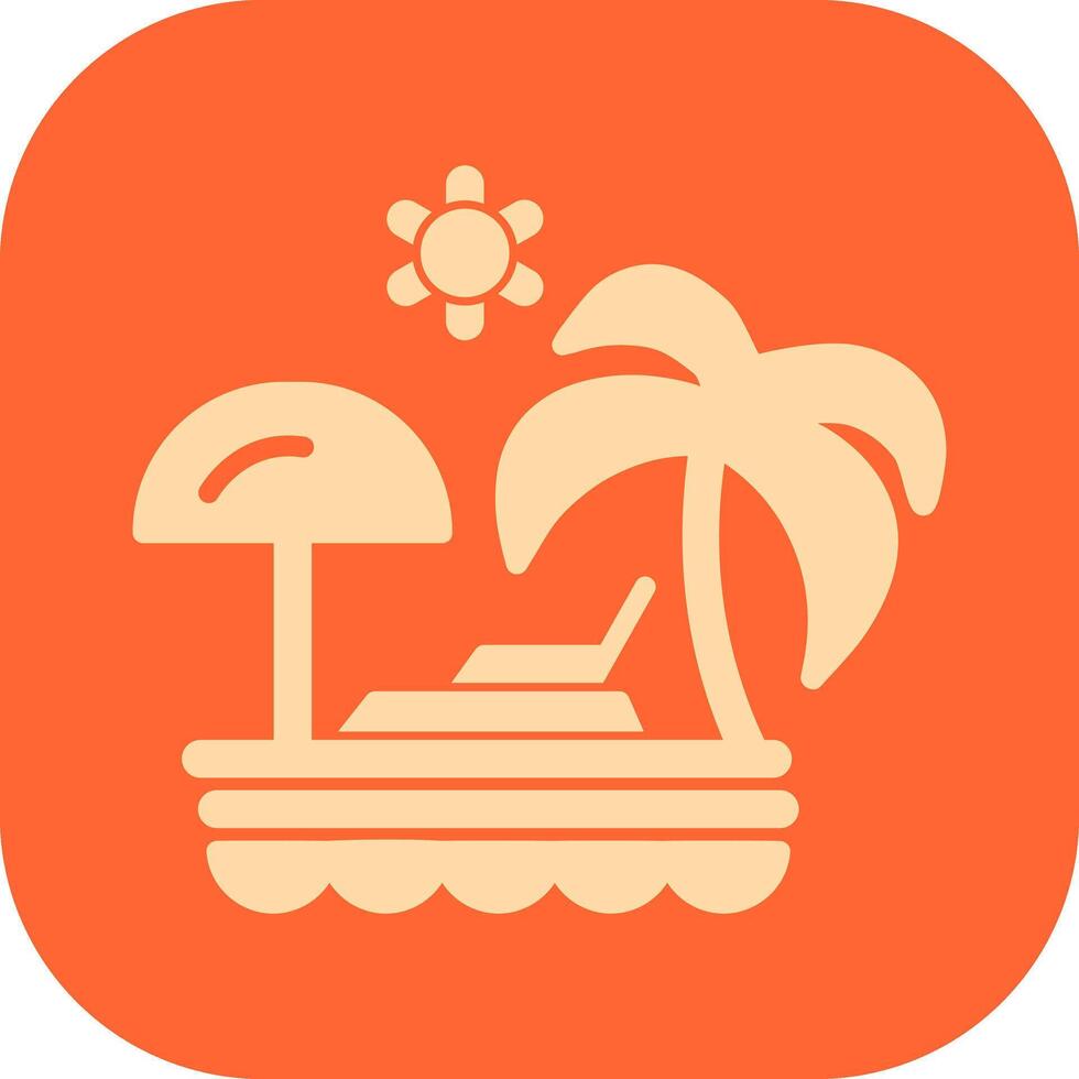Vacation Spots Vector Icon