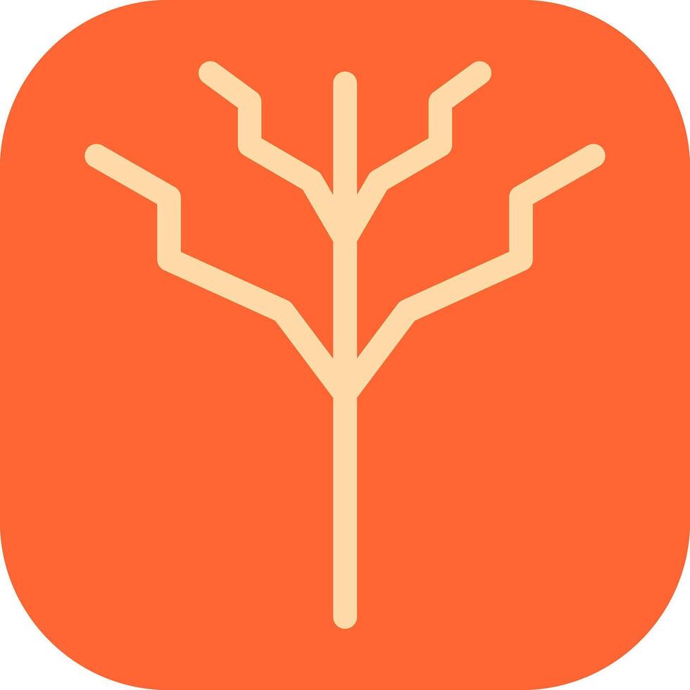 Tree with no leaves Vector Icon