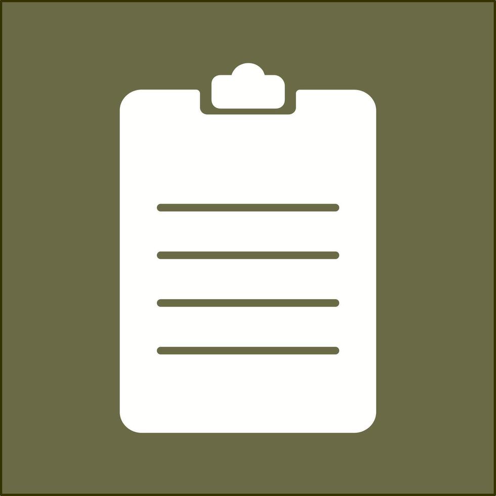 Clipboard Vector Icon