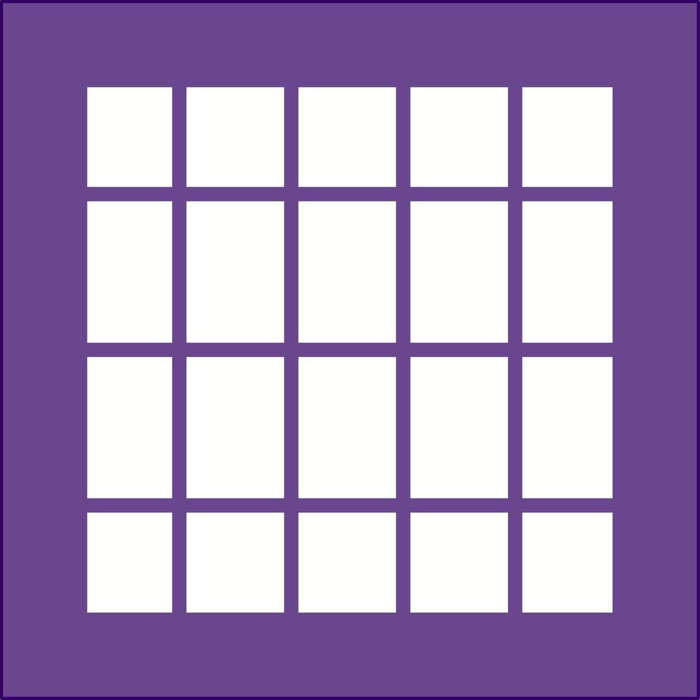 Table of Rates Vector Icon