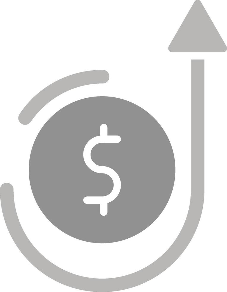 Money Growth Vector Icon