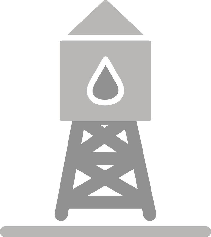 Water Tower Vector Icon