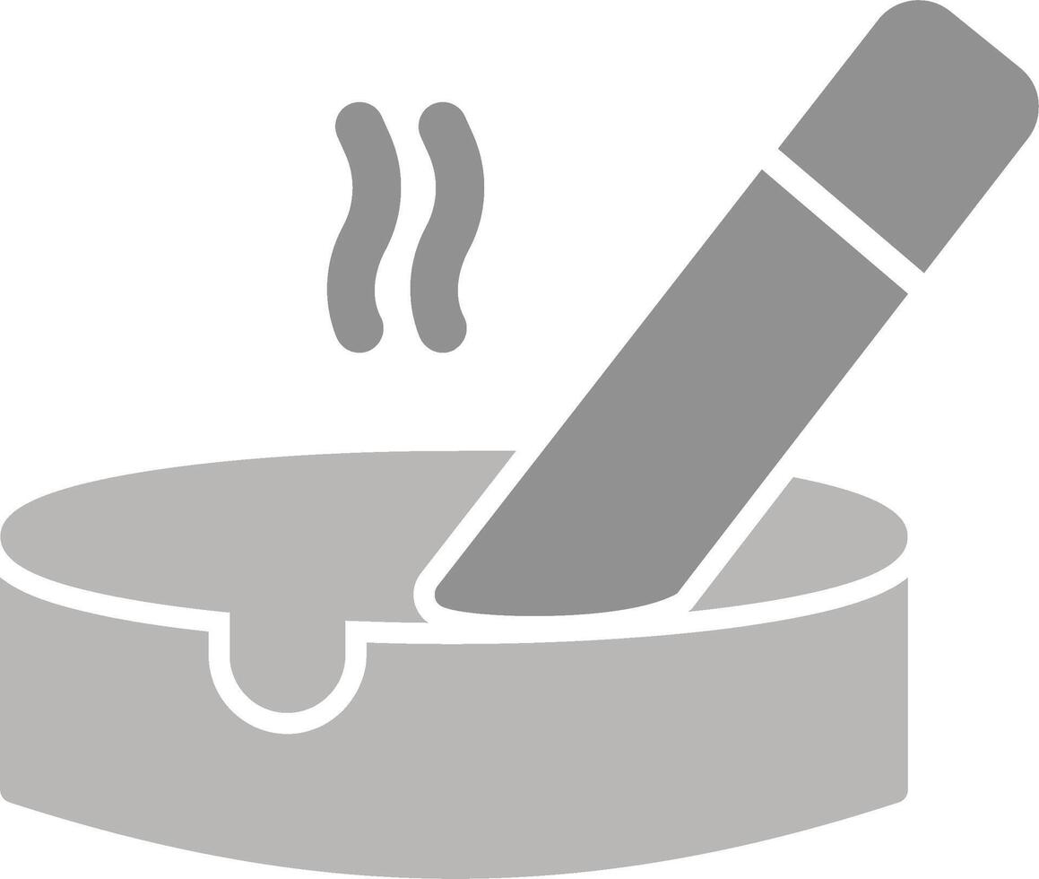 Ashtray Vector Icon