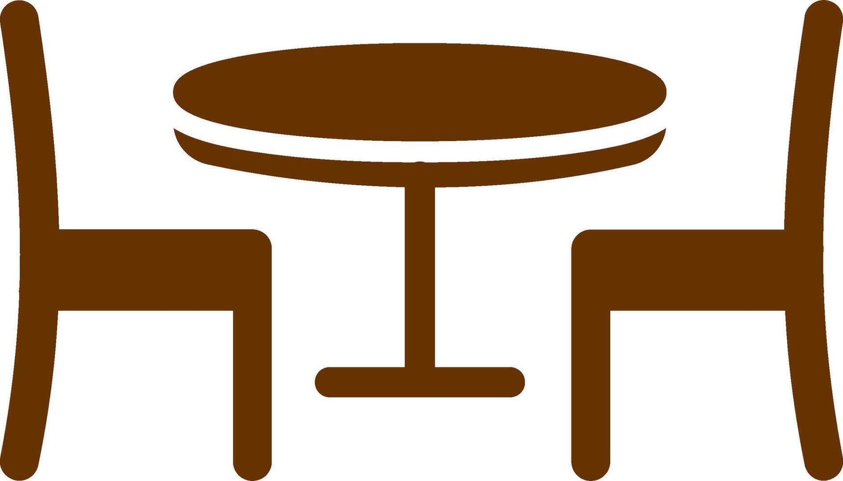 Dining Table I Vector Icon