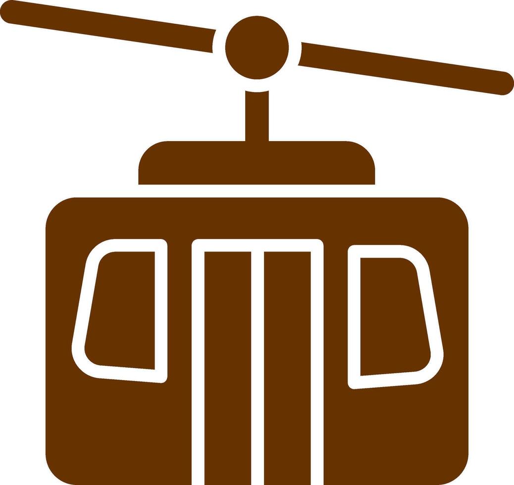 Cable Car Vector Icon