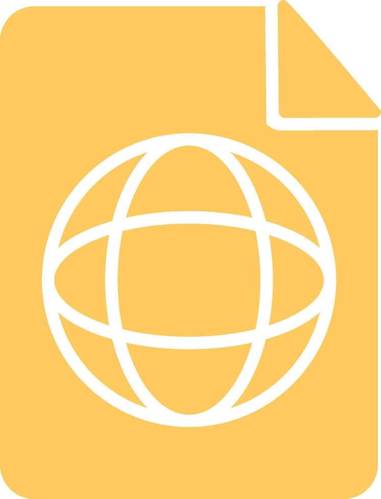 Global Profile Vector Icon