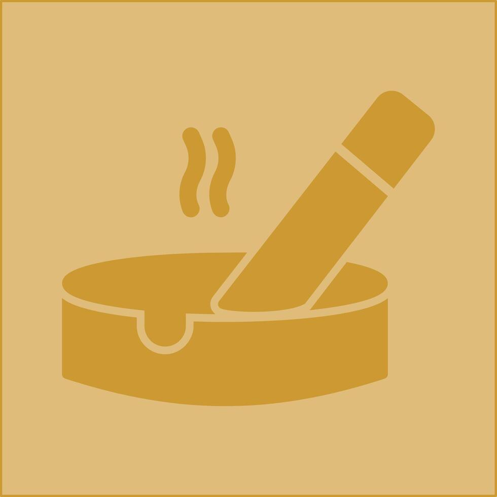 Ashtray Vector Icon