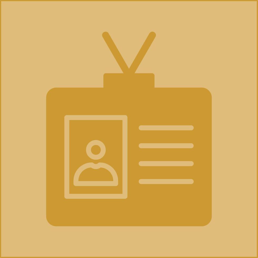 Identity Card II Vector Icon