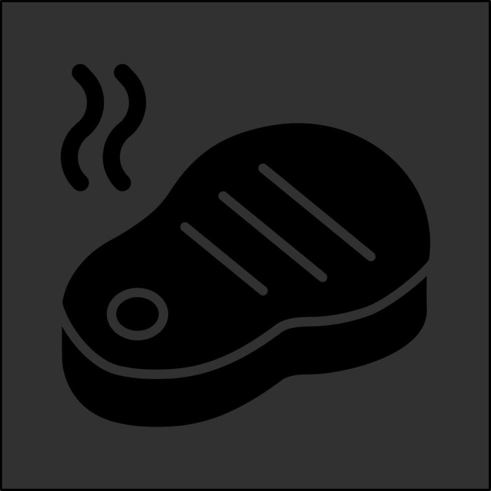 Steak Vector Icon