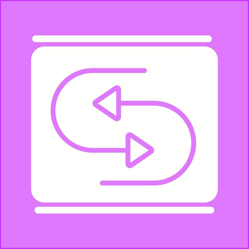 Reverse Arrow Vector Icon