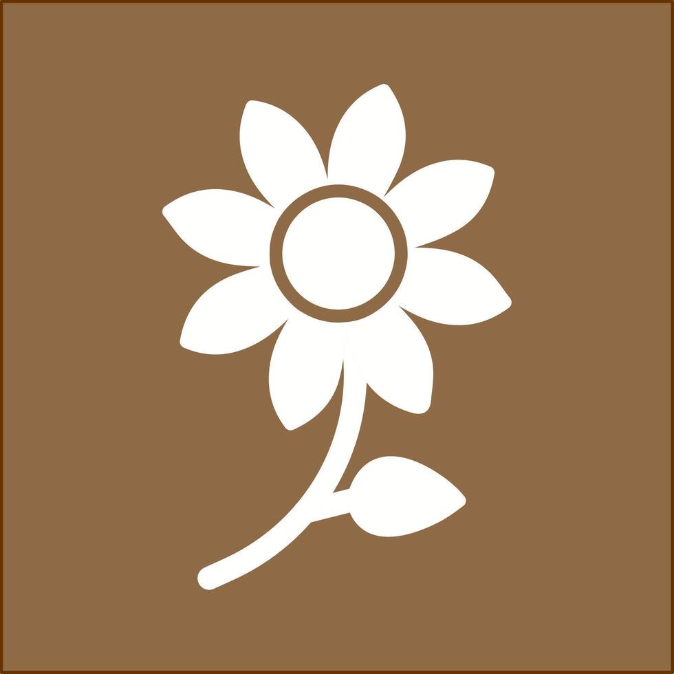 icono de vector de flor