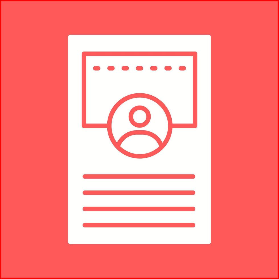 Profile Vector Icon
