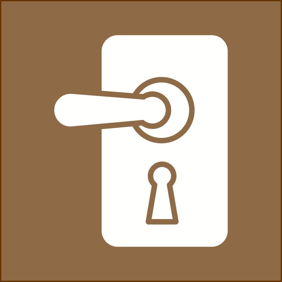 Door Lock Vector Icon