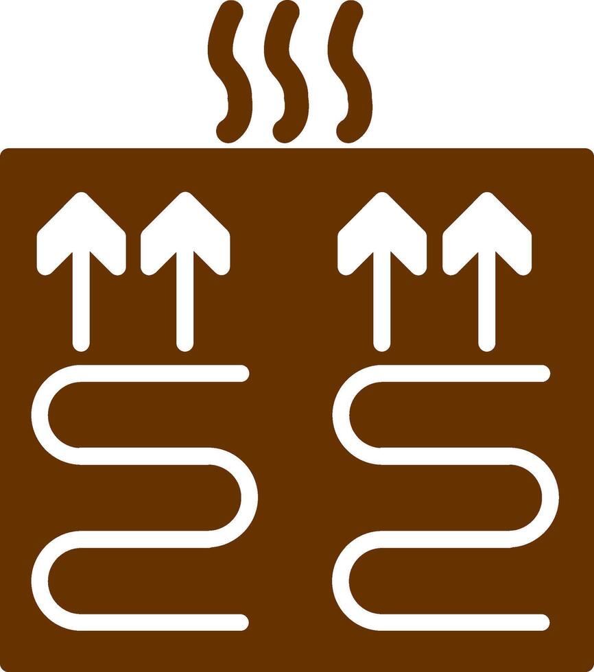 Underfloor Heating Vector Icon