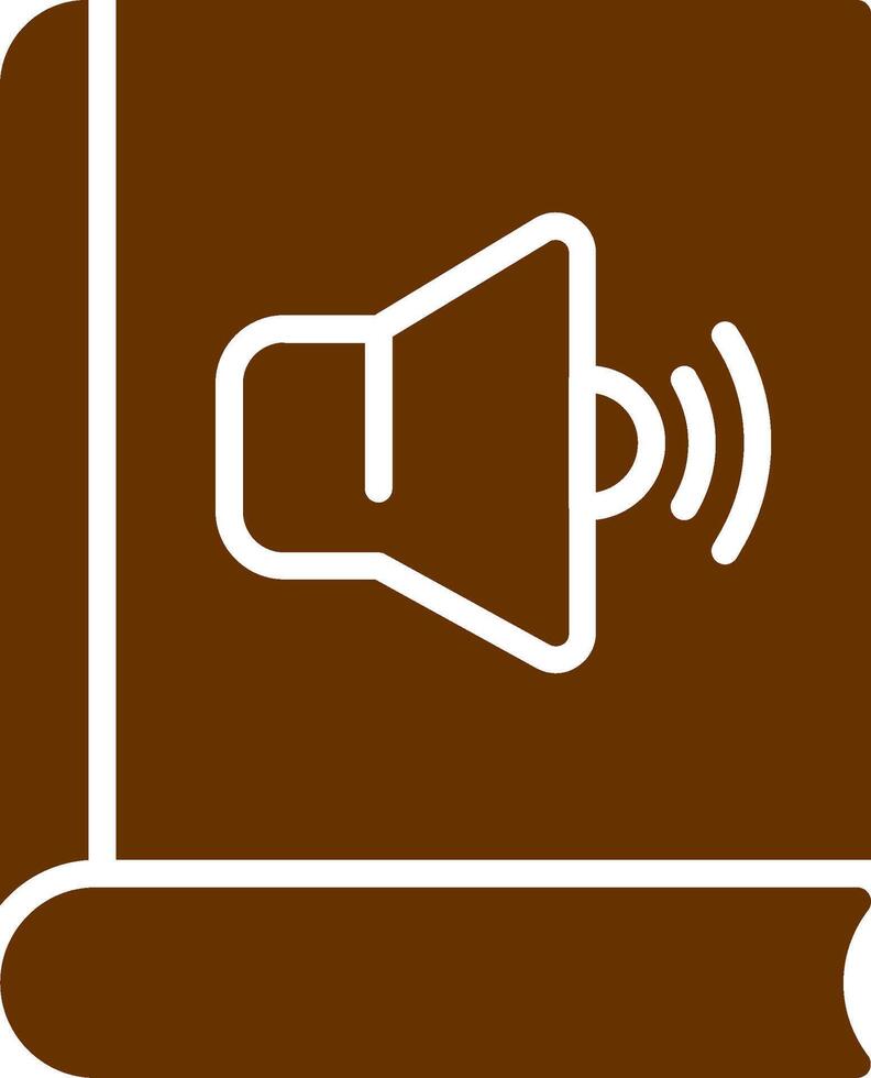 Audio Book Vector Icon