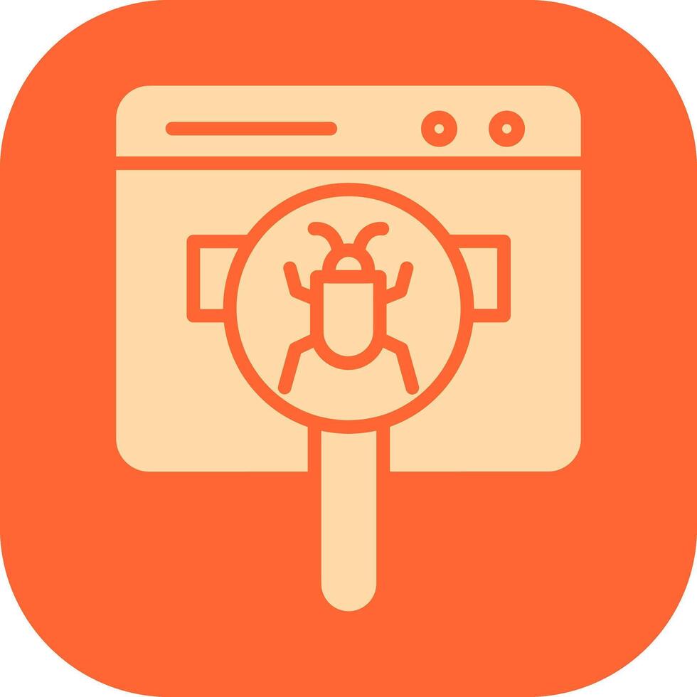 Web Bug Vector Icon