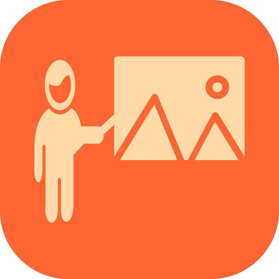 Art Museum Guide Vector Icon