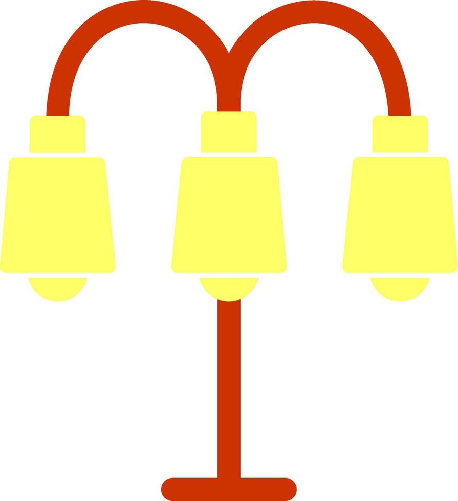 Lamp with stand Vector Icon