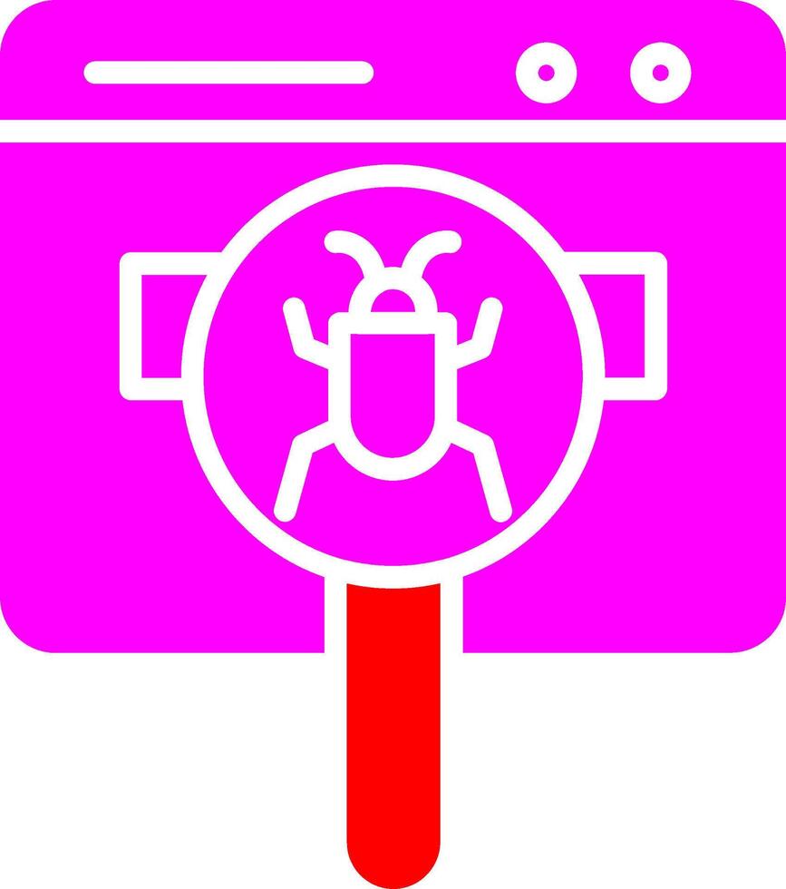 Web Bug Vector Icon