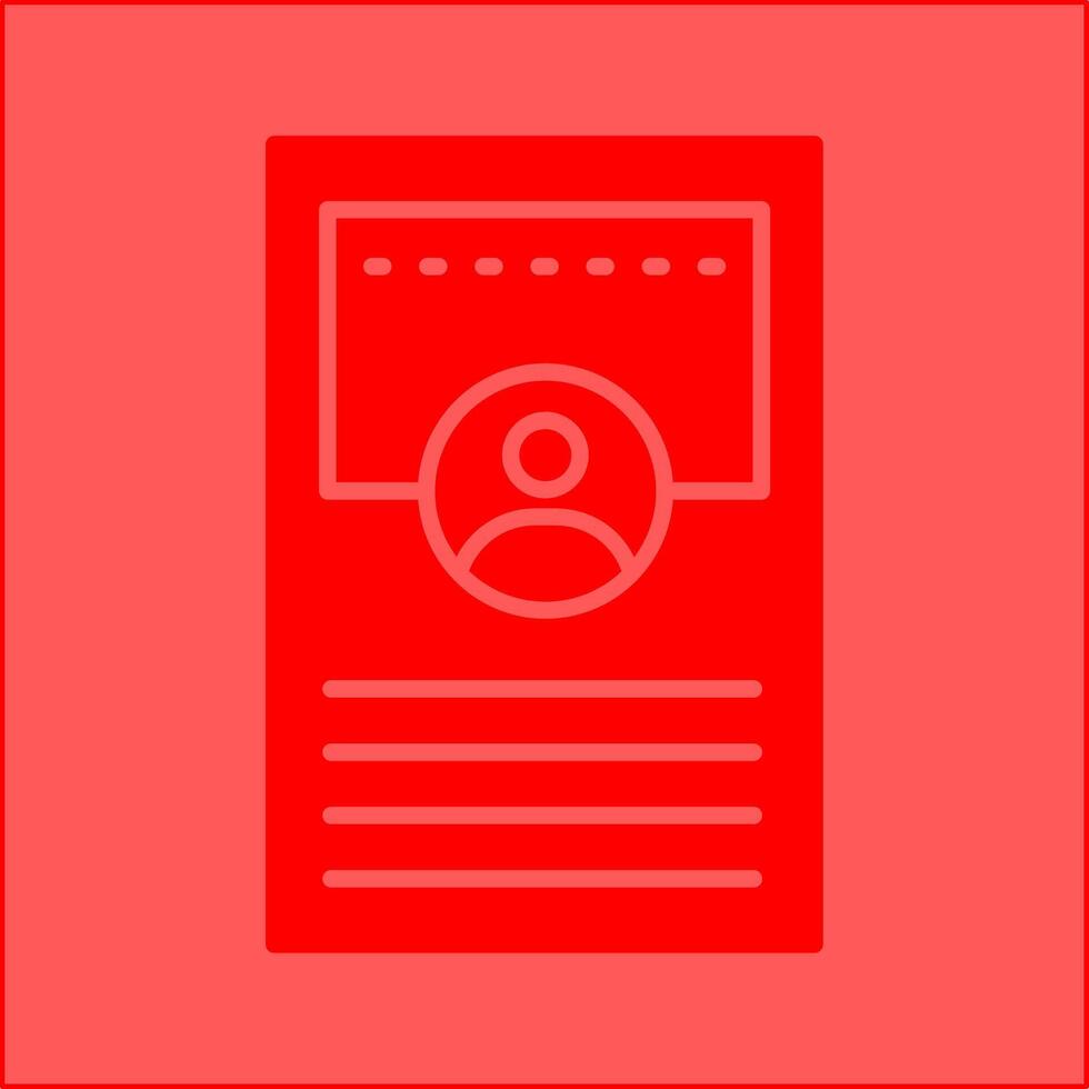 Profile Vector Icon