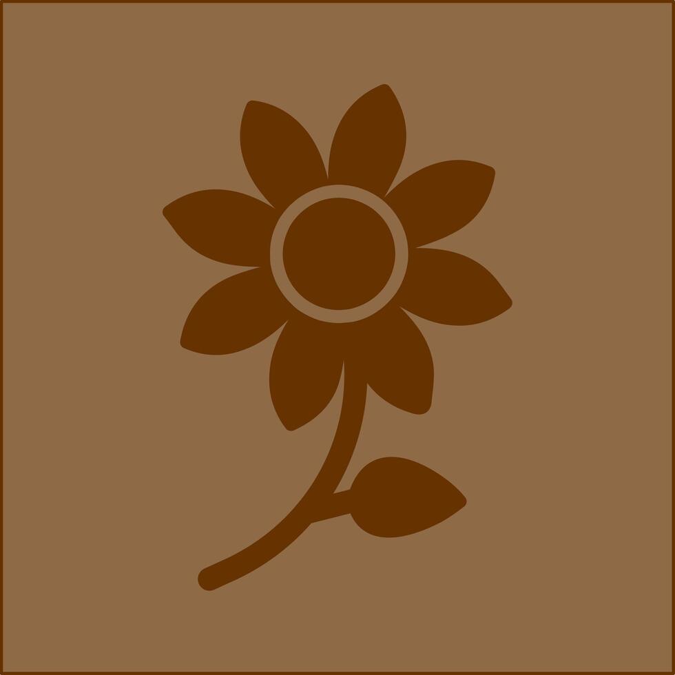 icono de vector de flor