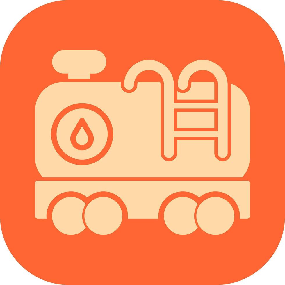 Tank Wagon Vector Icon