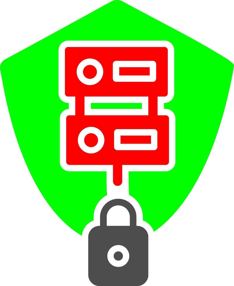 Secure Server Vector Icon