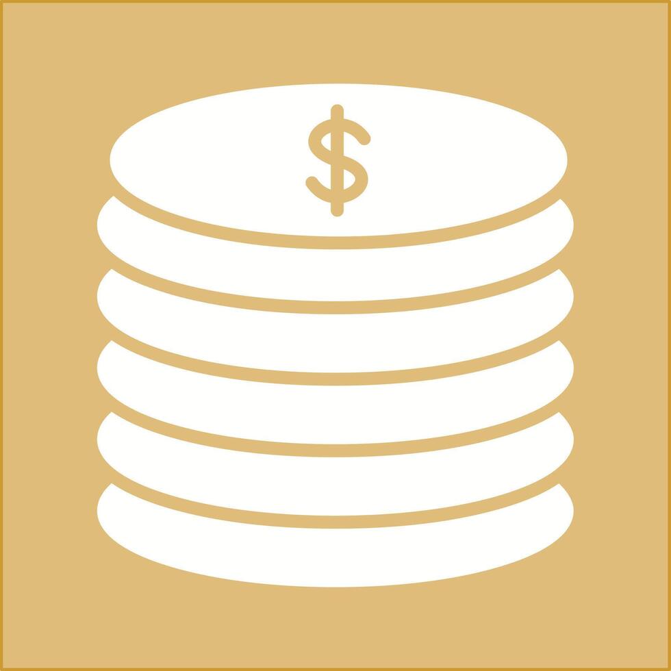 Stack of Coins Vector Icon