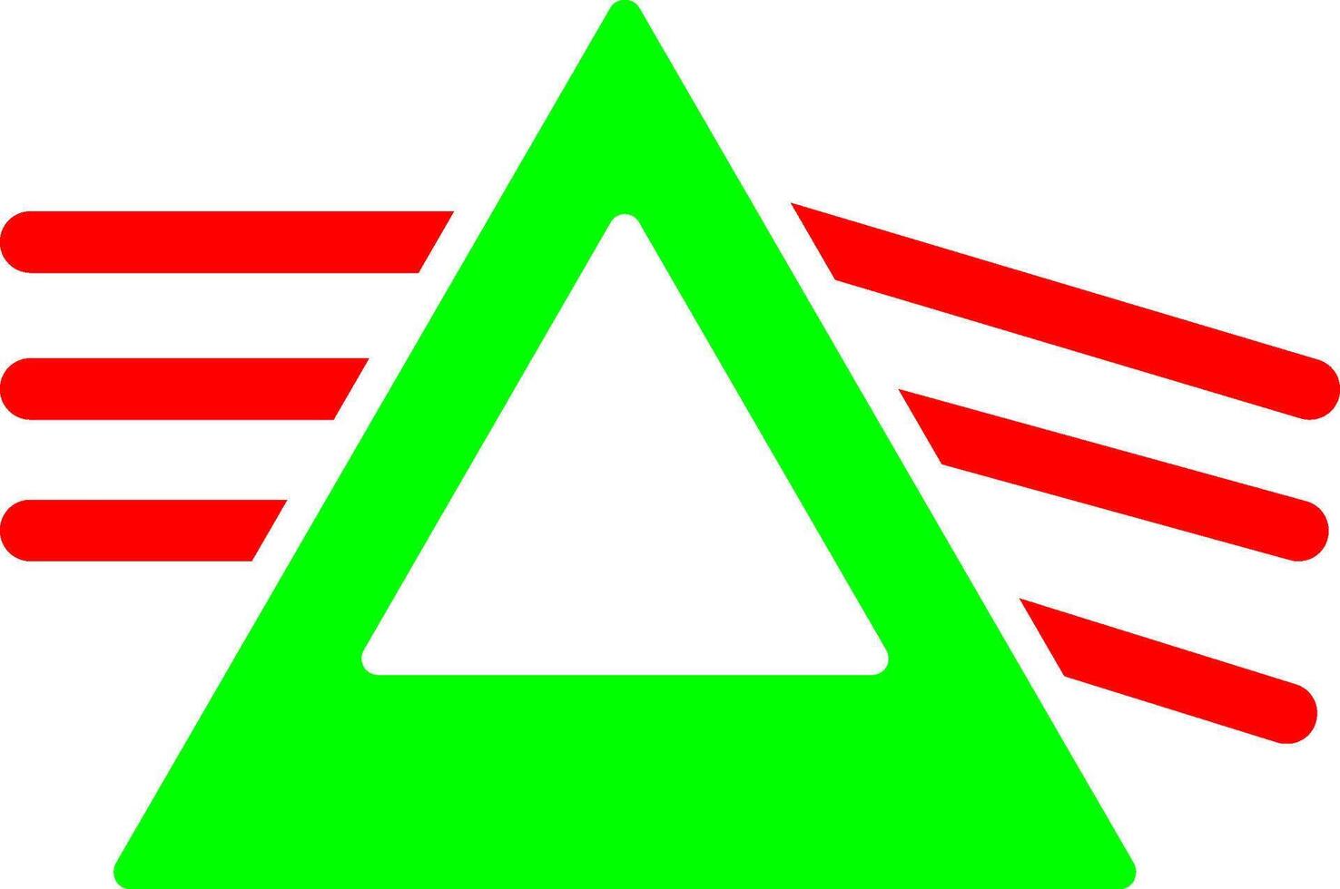 Refraction Vector Icon