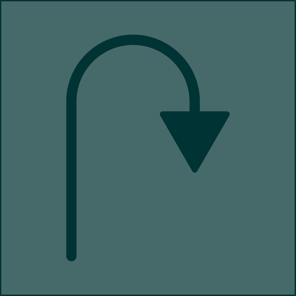 Arrow Pointing Down Vector Icon