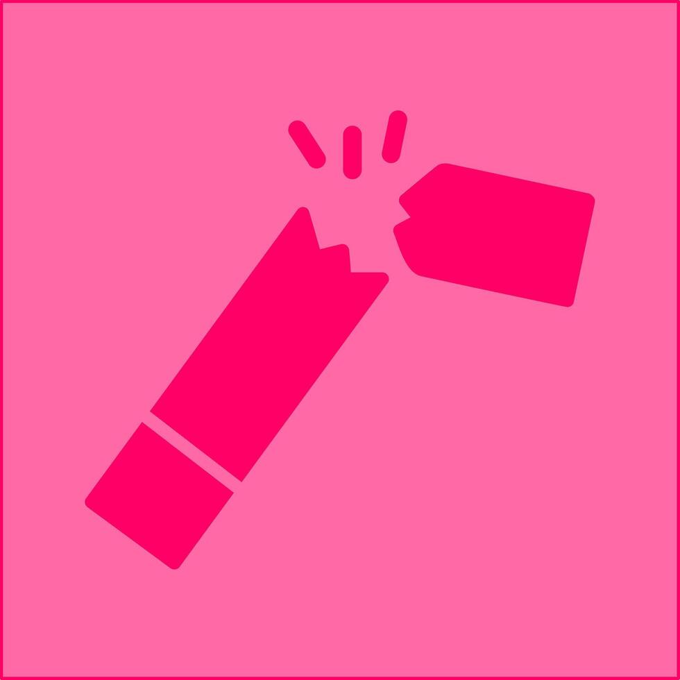 Broken Cigarette Vector Icon