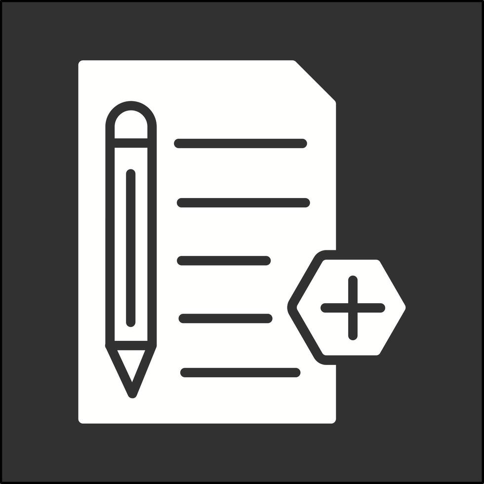 Medical Documents Vector Icon