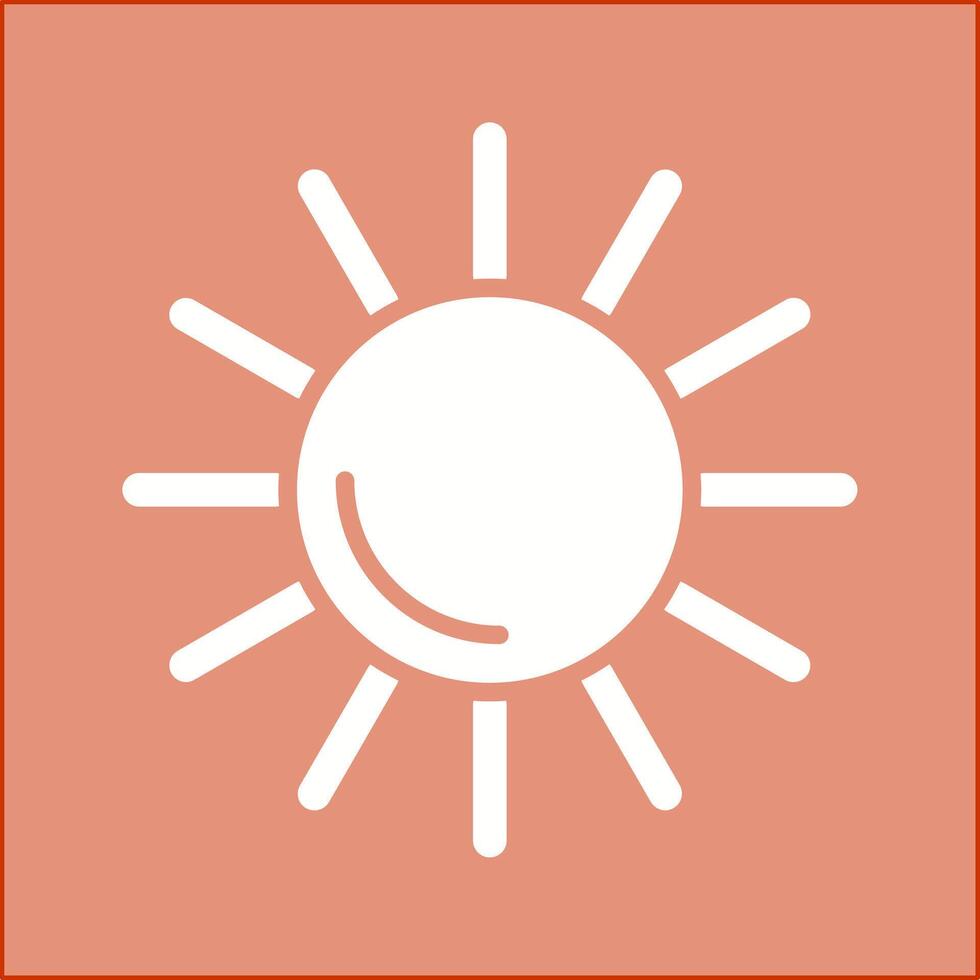 Sun II Vector Icon