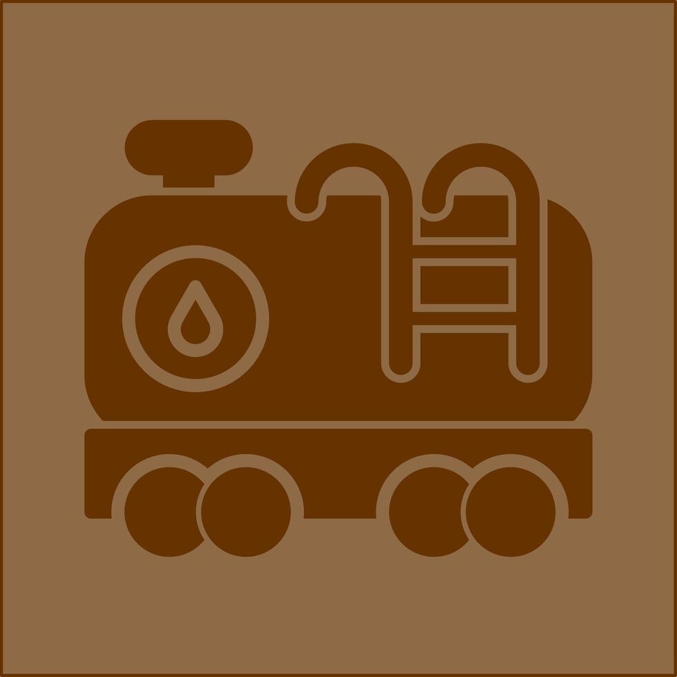 Tank Wagon Vector Icon