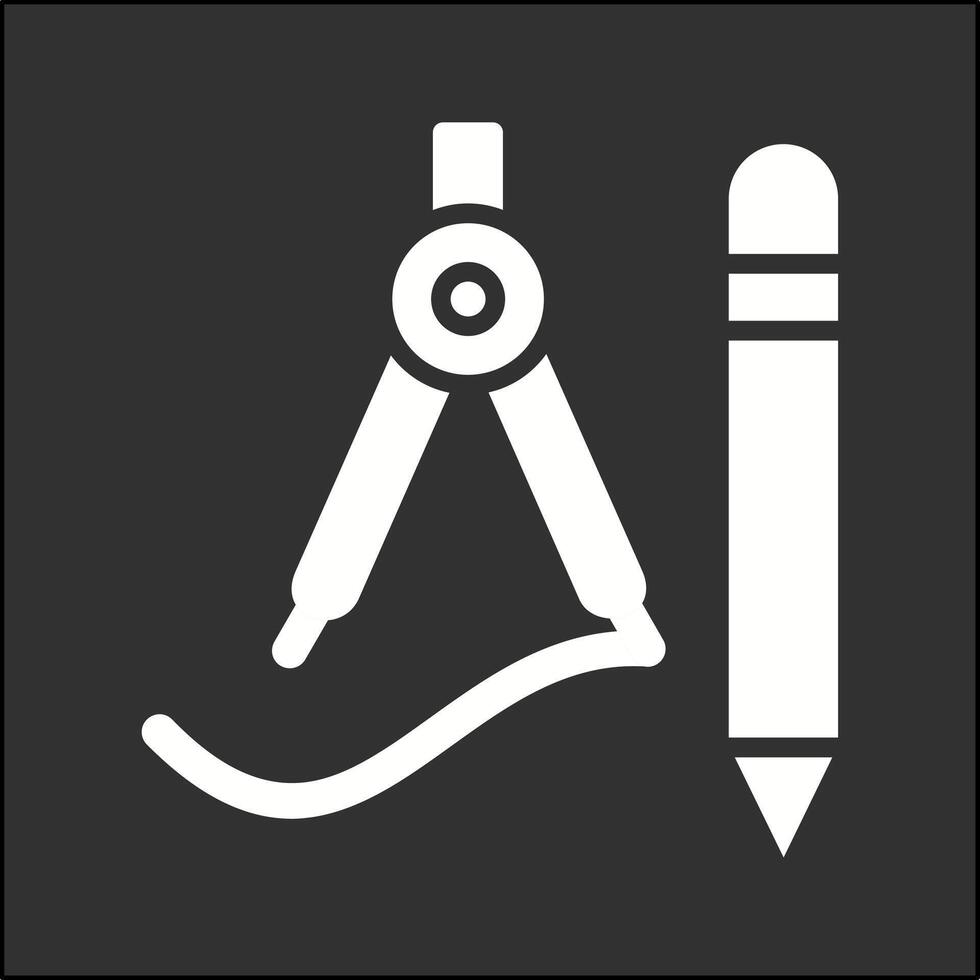 icono de vector de herramientas de dibujo