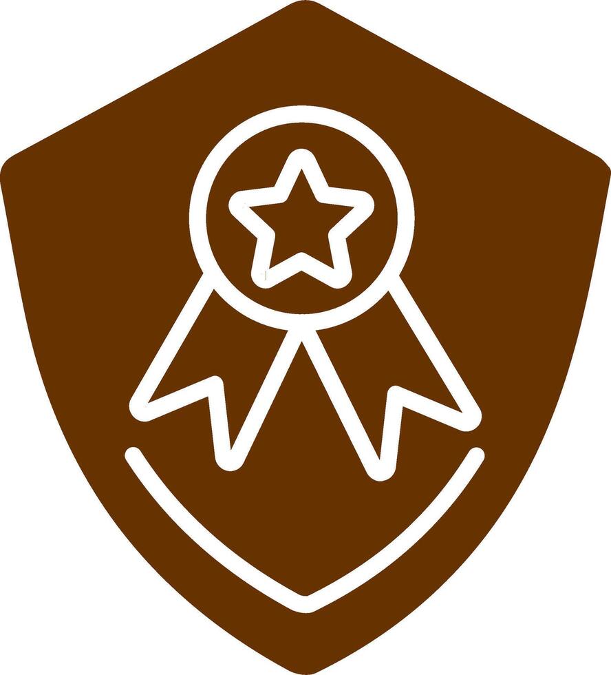 Medal Protection Vector Icon