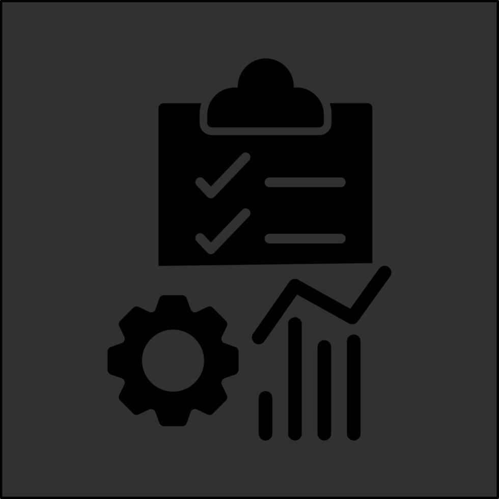 icono de vector de diagrama