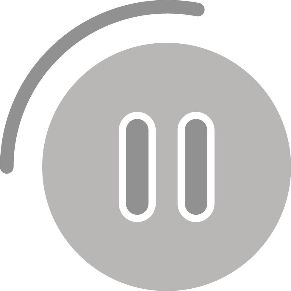 Pause Button Vector Icon