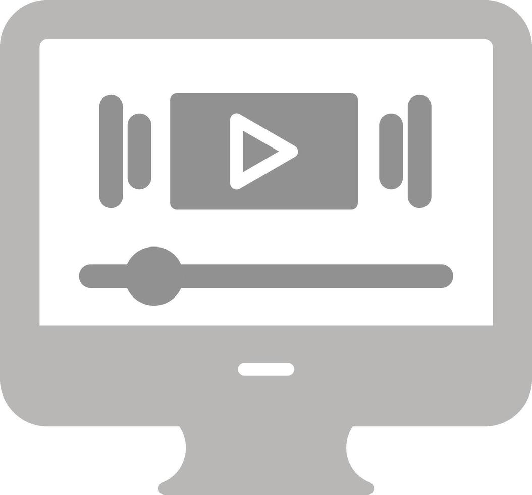 icono de vector de vídeo