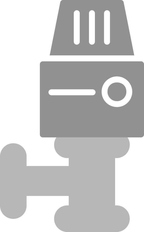 Thermostatic Head Vector Icon