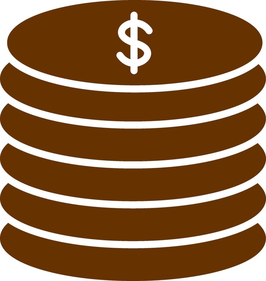 Stack of Coins Vector Icon