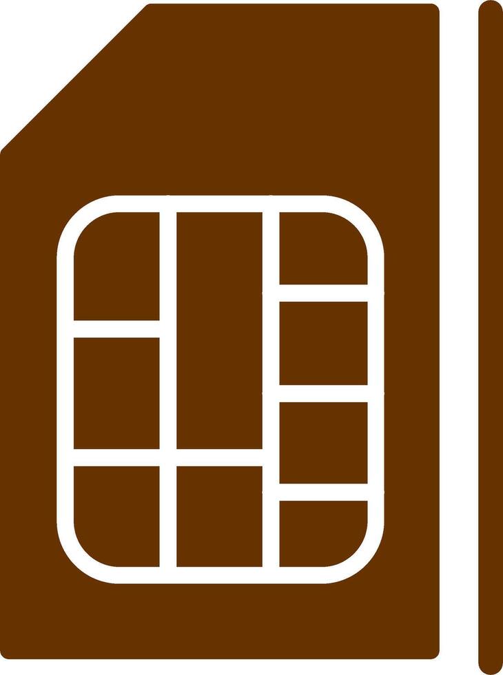 SIM Card Vector Icon