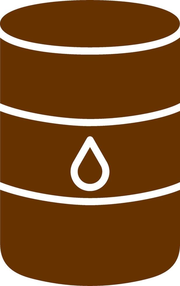 icono de vector de barril de petróleo