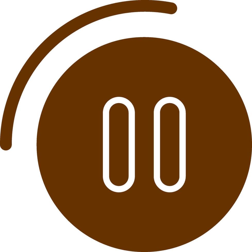 Pause Button Vector Icon