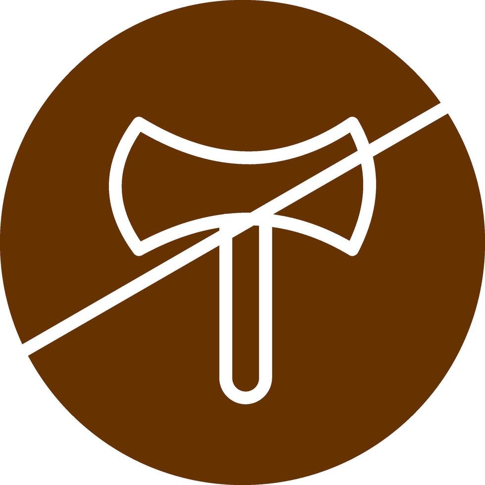 No Weapons Vector Icon