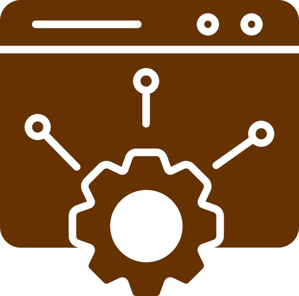 Web Setting Vector Icon