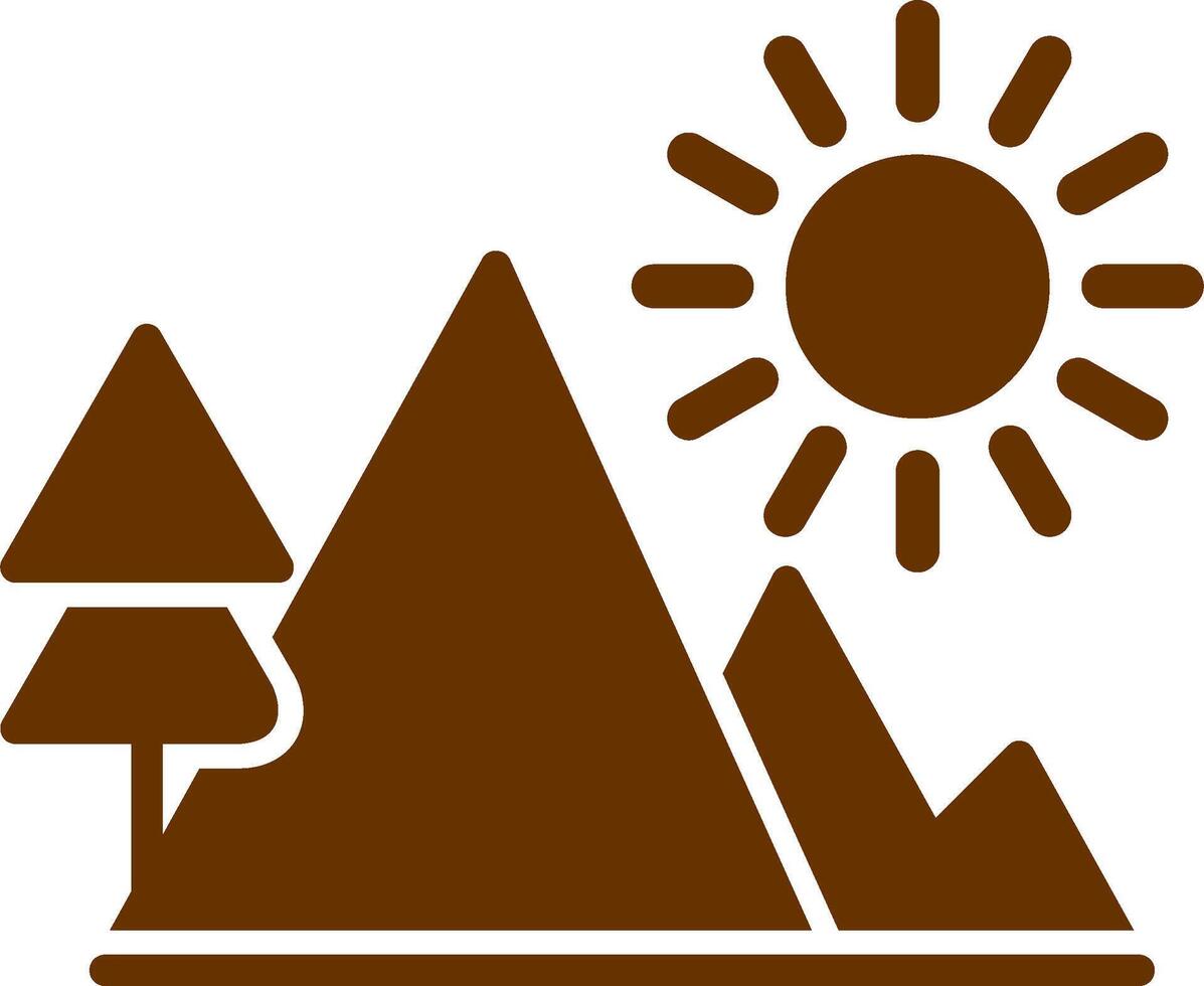 Mountain Vector Icon