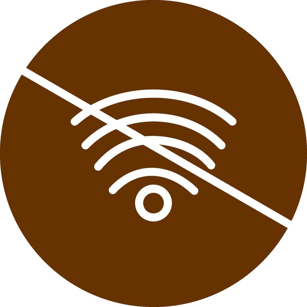 sin icono de vector wifi