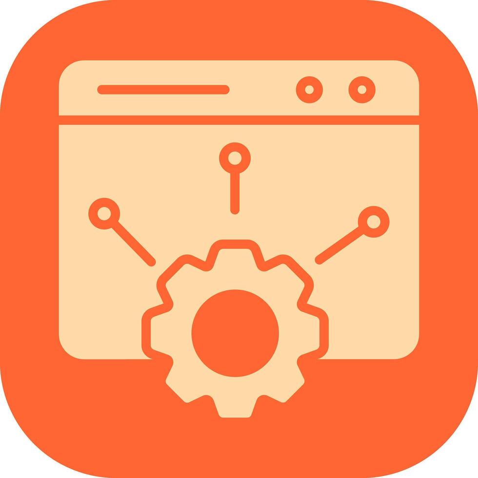 Web Setting Vector Icon