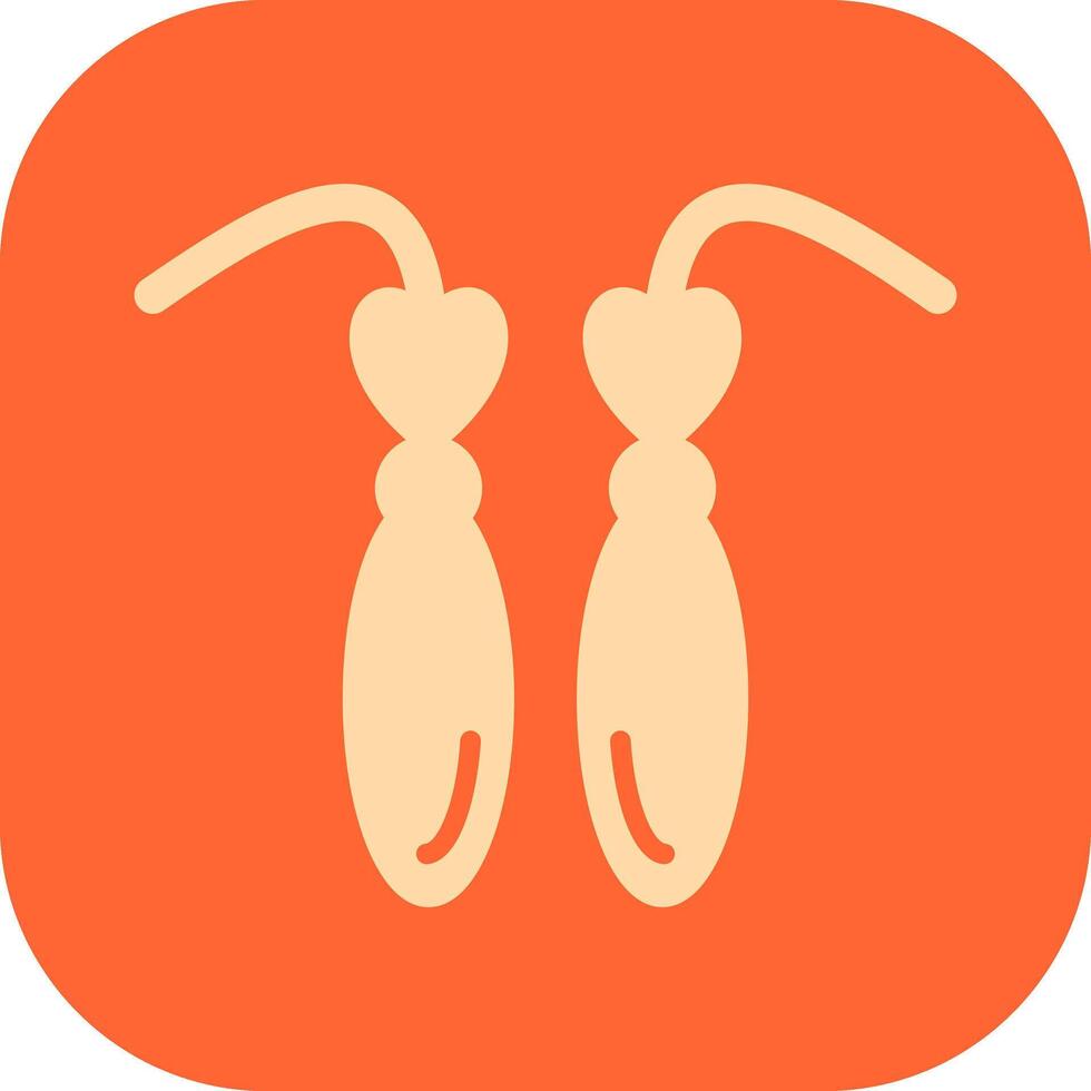 Earrings Vector Icon